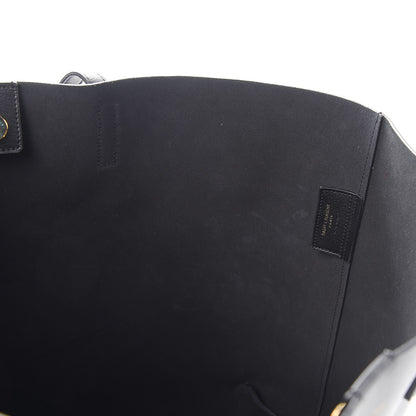 Saint Laurent Calfskin Large Shopping Tote Black 10 of 10