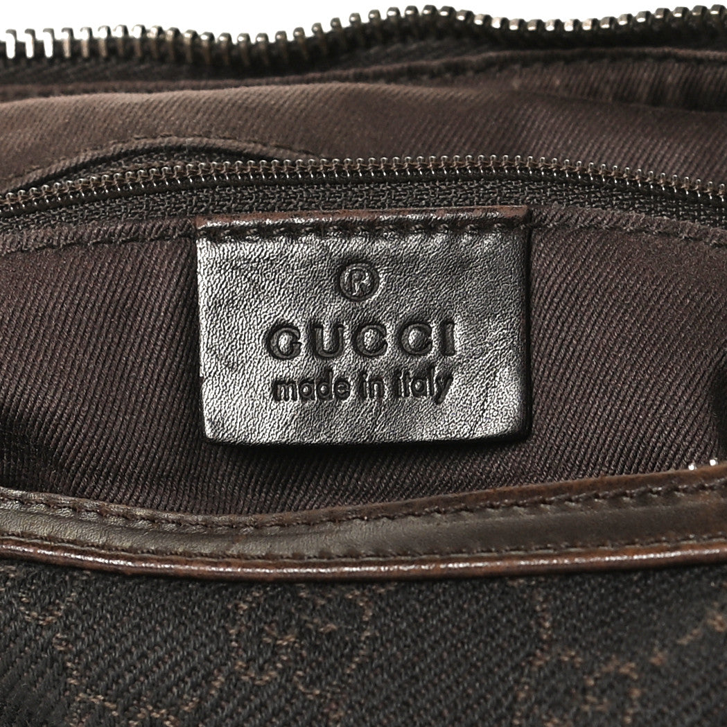 Gucci Monogram Medium Hobo Brown 5 of 7