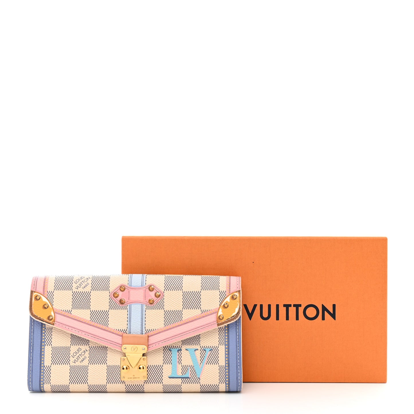 Damier Azur Summer Trunks Sarah Wallet NM