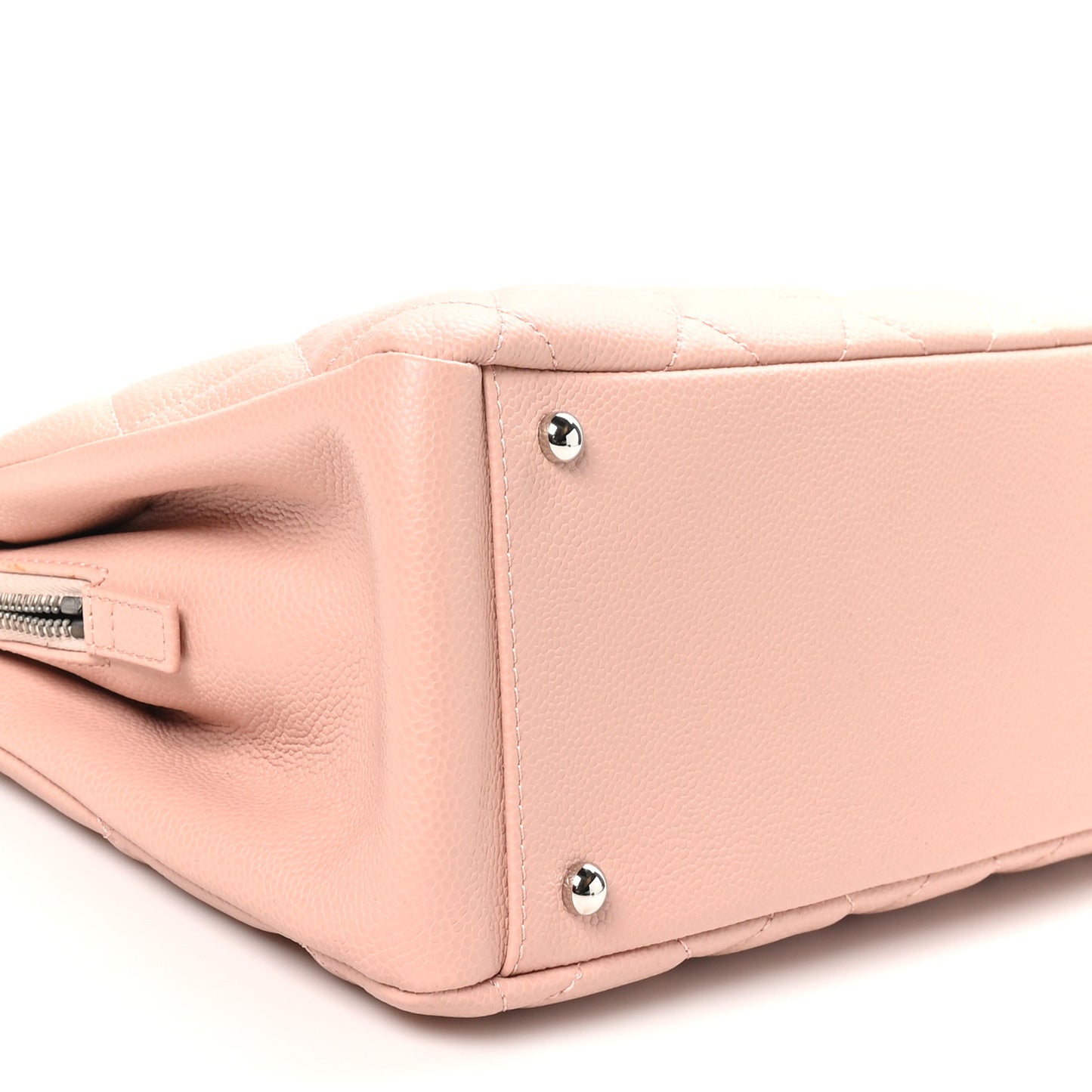 Caviar Quilted Timeless CC Soft Tote Light Pink