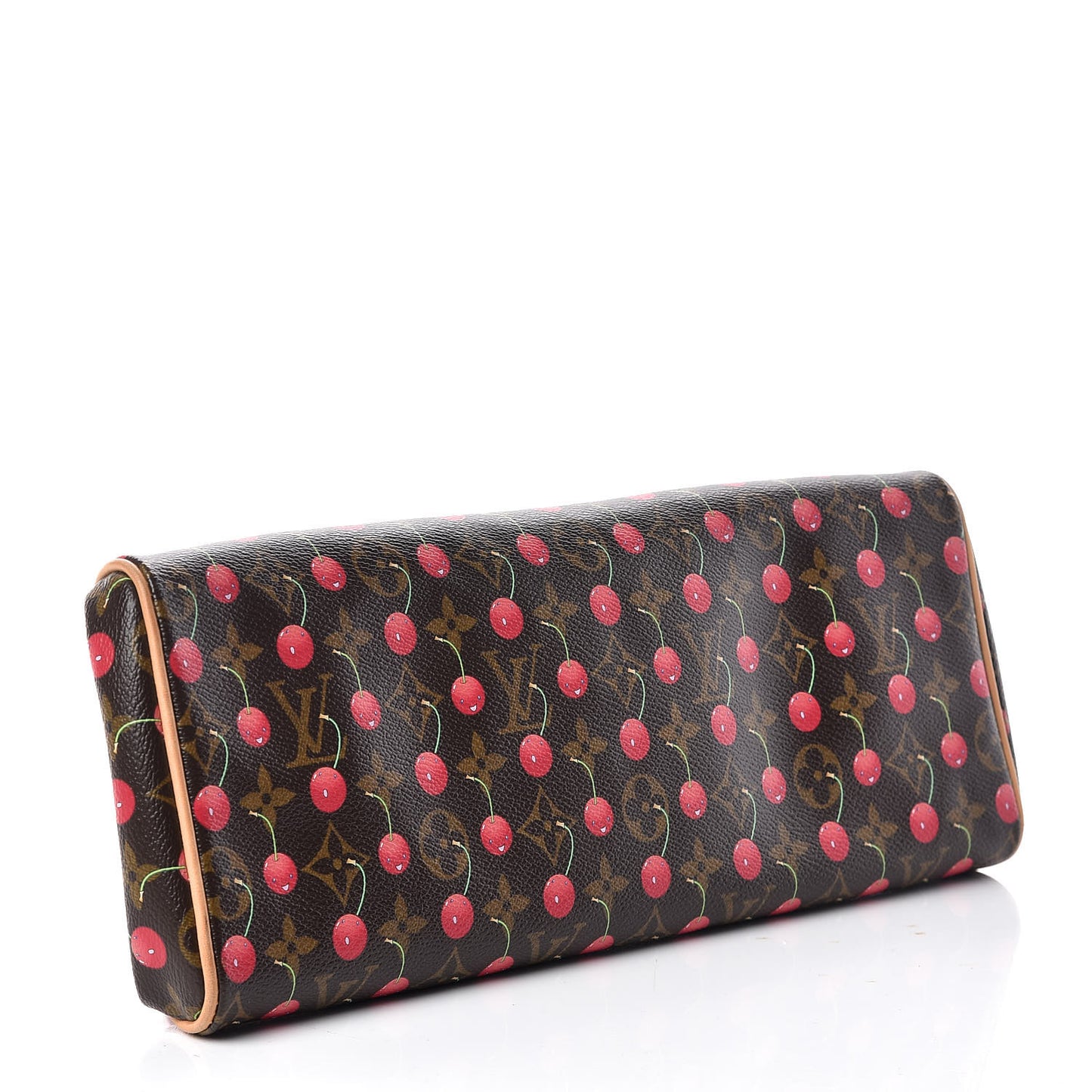 Monogram Cerises Lizard Sac Fermoir GM
