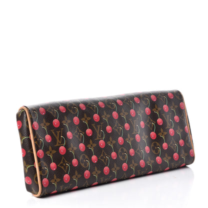 Louis Vuitton Monogram Cerises Lizard Sac Fermoir GM 4 of 14