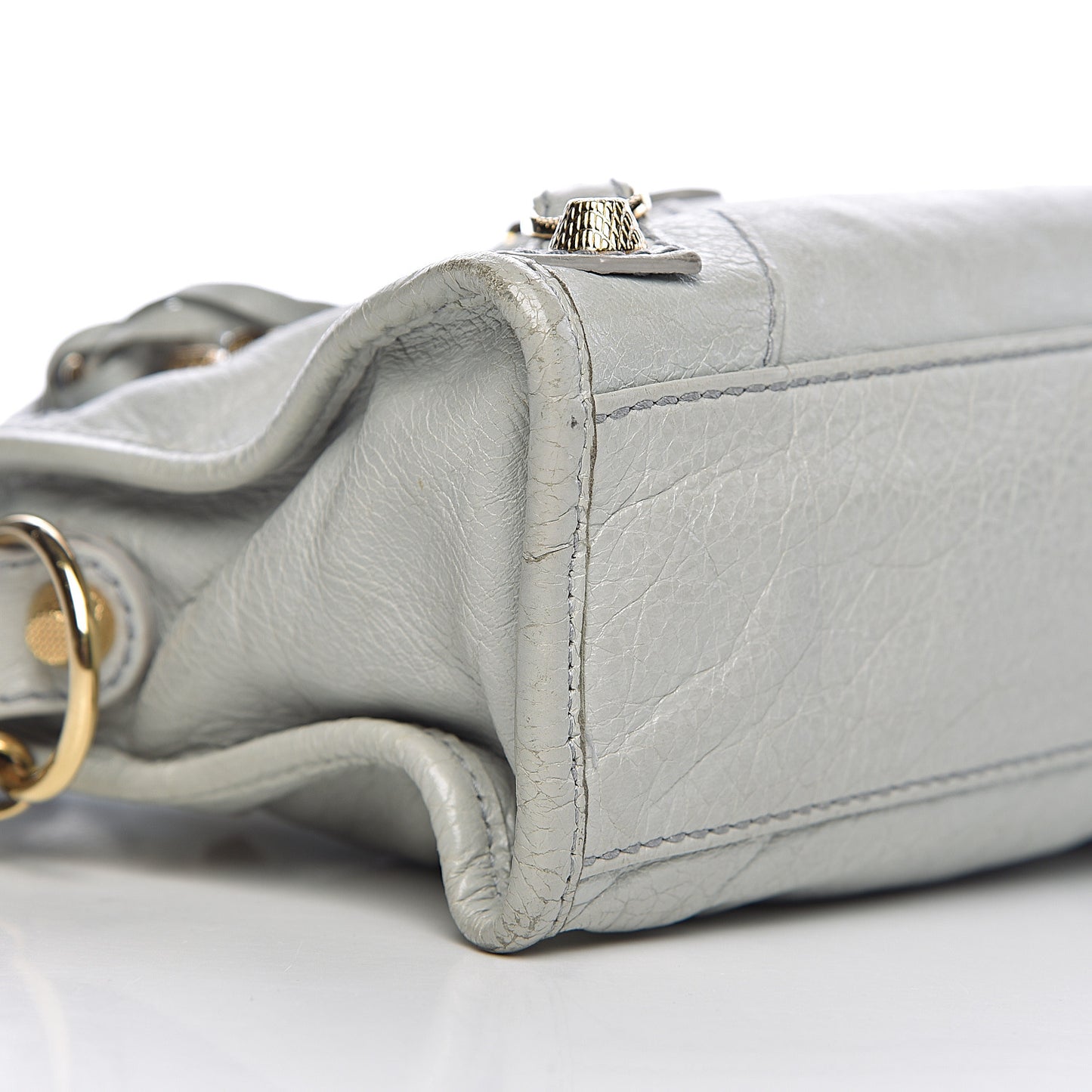 Agneau Giant 12 Gold Hardware Mini City Gris Melange