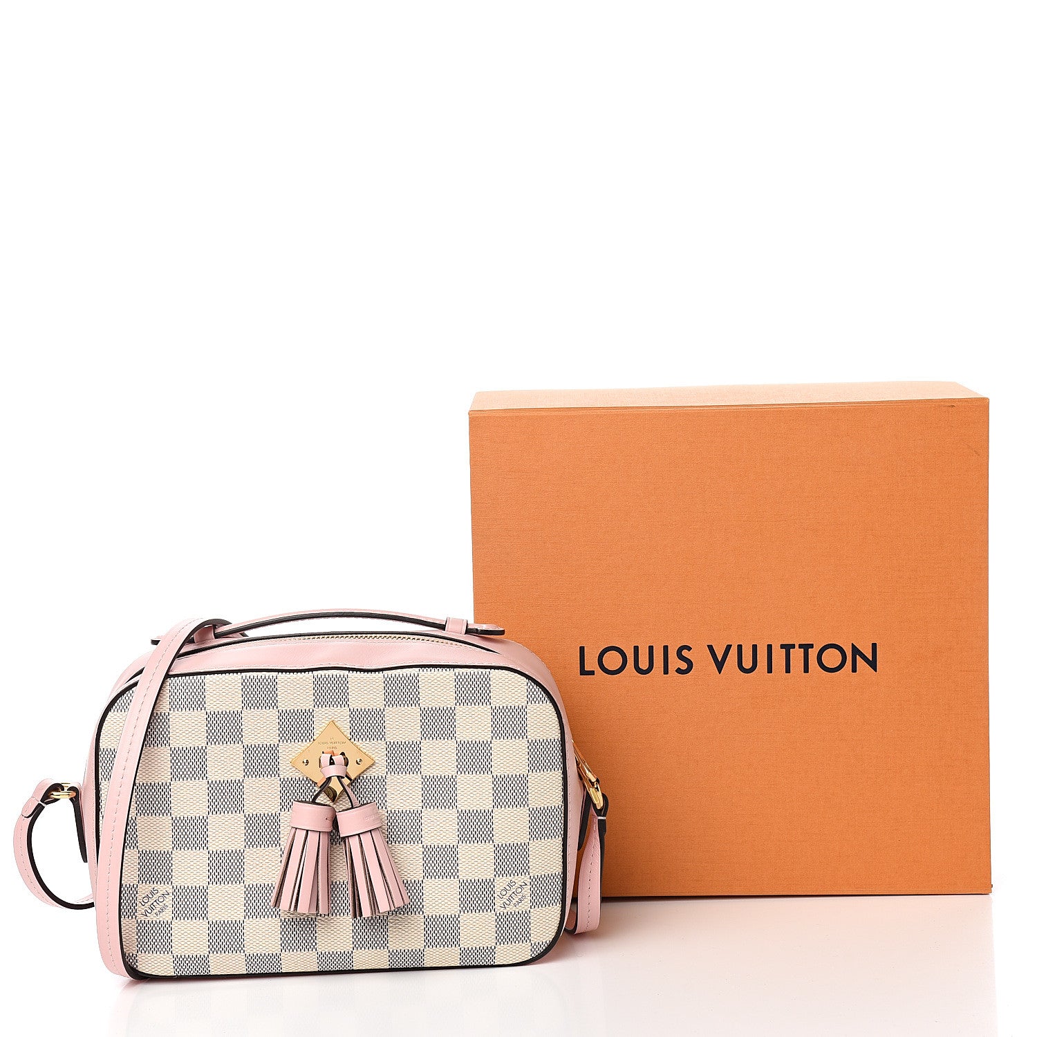 Louis Vuitton Damier Azur Saintonge Eau de Rose 12 of 12