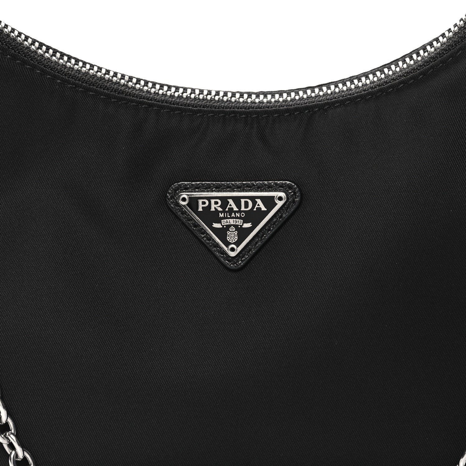 Prada Nylon Re-Edition 2005 Shoulder Bag Black 7 of 9