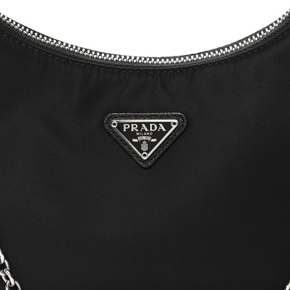 Prada Nylon Re-Edition 2005 Shoulder Bag Black 7 of 9