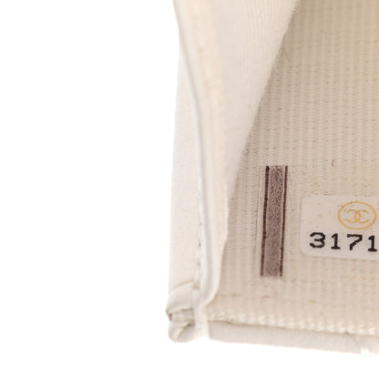 Chanel Lambskin Quilted CC Hook Card Holder White 8 of 8