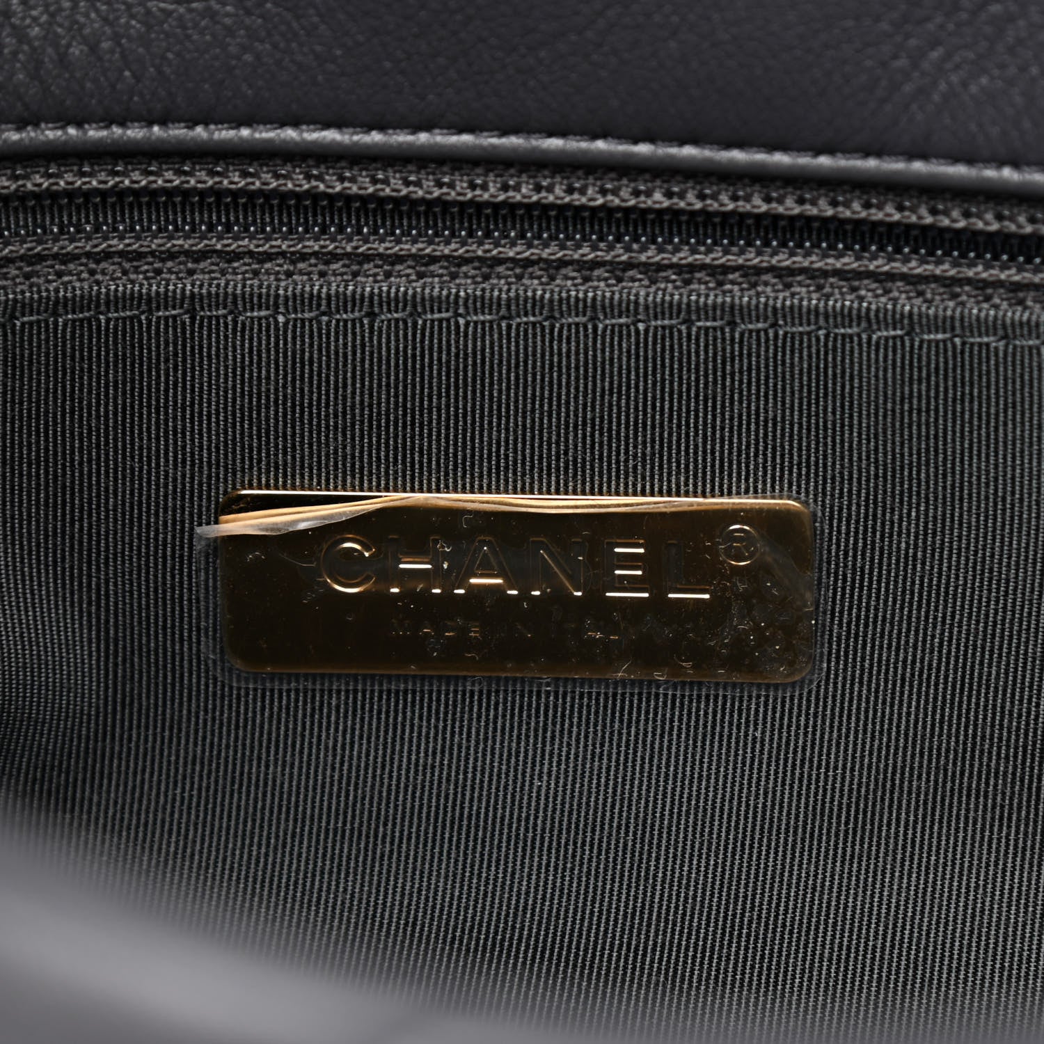Chanel Lambskin Quilted Medium Chanel 19 Flap Dark Grey 845972
