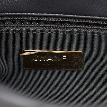 Chanel Lambskin Quilted Medium Chanel 19 Flap Dark Grey 6 of 9