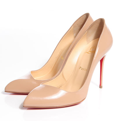 Christian Louboutin Jazz Calf Corneille 100 Pumps 39 Nude 3 of 8