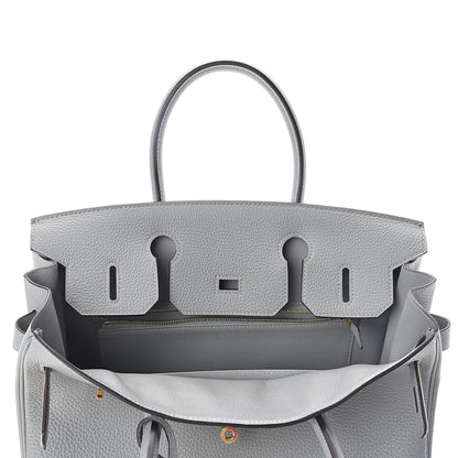 Hermes Togo Birkin 30 Gris Mouette 14 of 33
