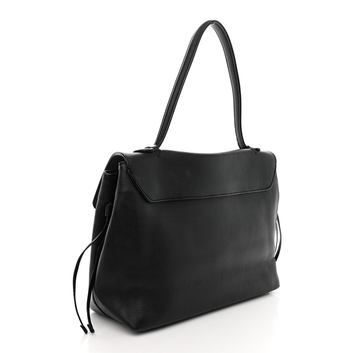 Calfskin Snakeskin Lockme MM Black