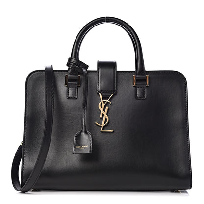 Saint Laurent Smooth Calfskin Small Monogram Cabas Black 1 of 11