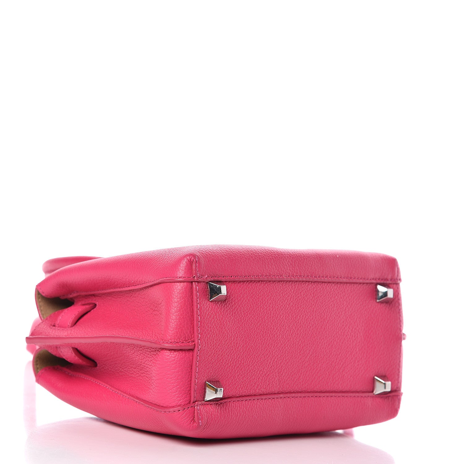 MCM Grained Calfskin Mini Milla Tote Beetroot Pink 4 of 12