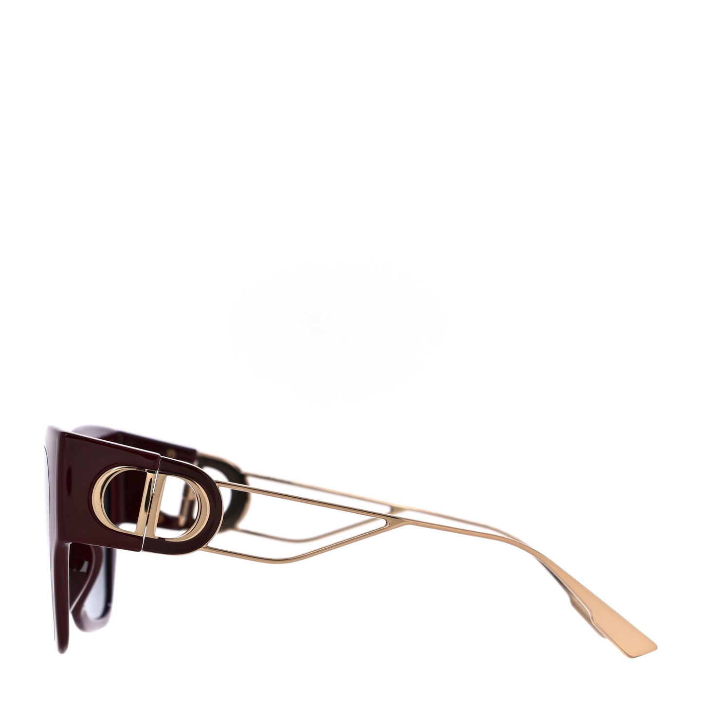 Rectangular 30 Montaigne 1 Sunglasses Burgundy