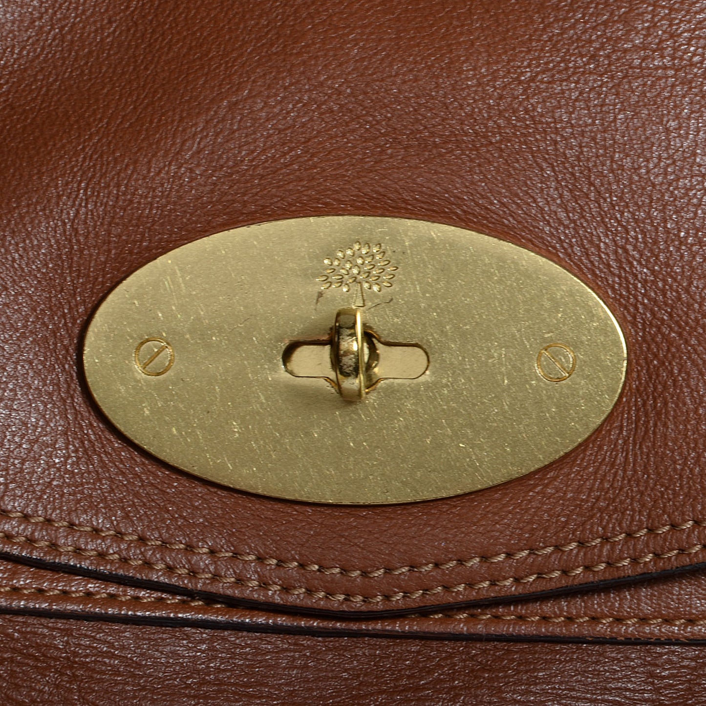 Soft Buffalo Leather Oversized Alexa Oak