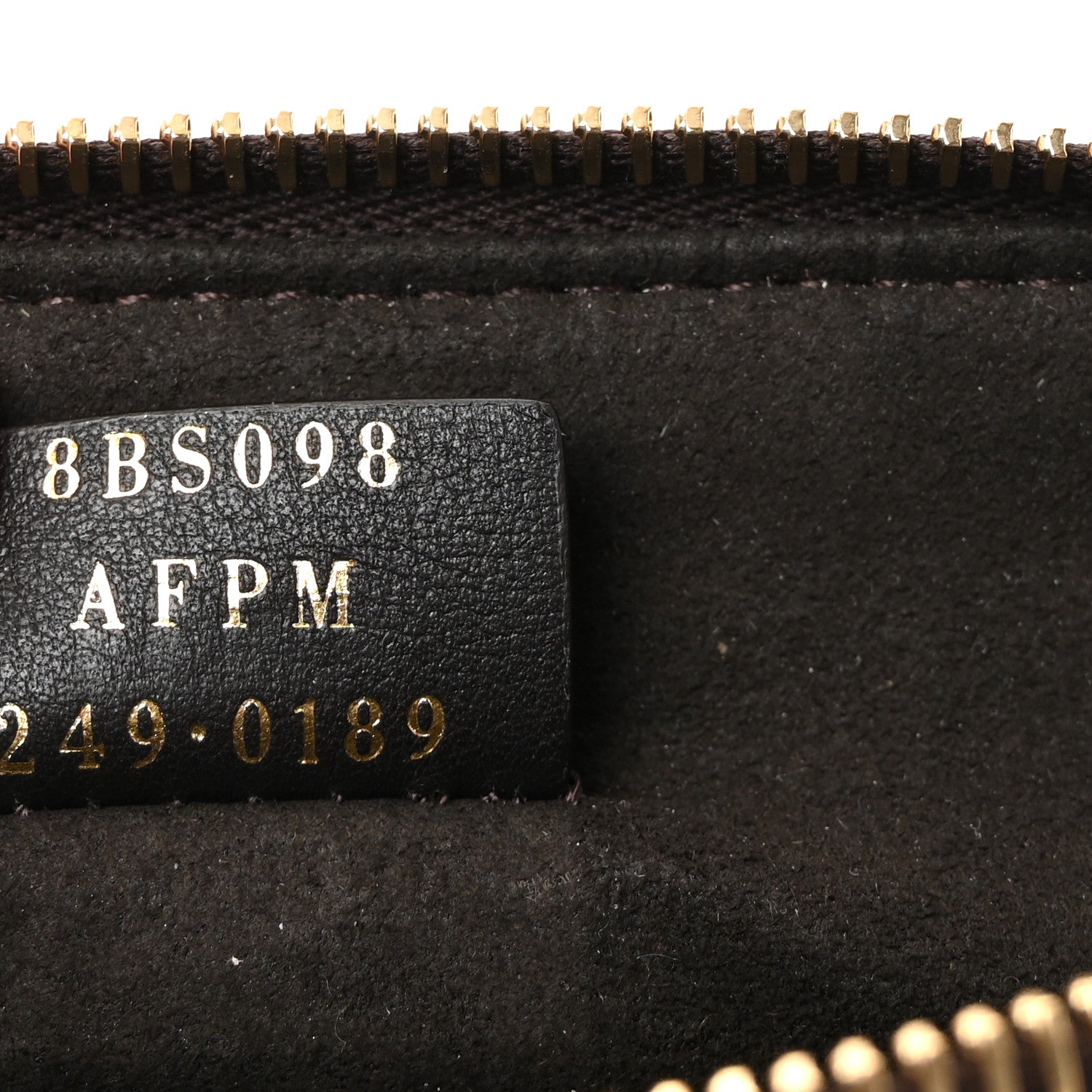 Fendi Vitello Grace Jacquard FF Mini By The Way Boston Bag Tobacco Moro Ebano 7 of 10