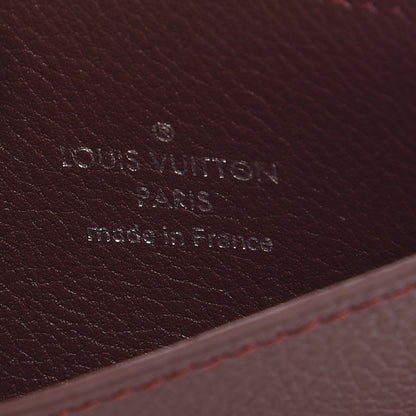 Louis Vuitton Calfskin LockMe II Compact Wallet Prune 7 of 9