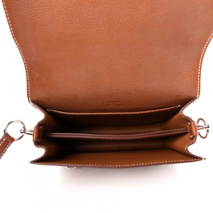 Hermes Barenia Faubourg Mini Sac Roulis Fauve 5 of 9