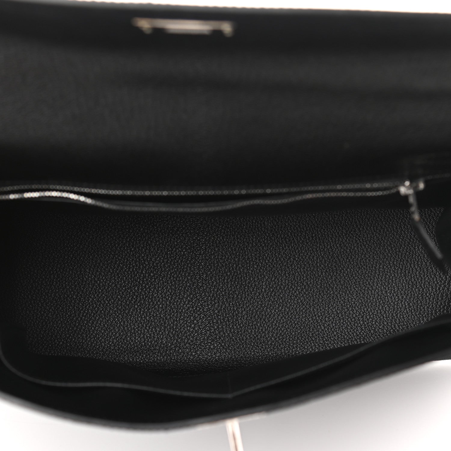 Hermes Chevre De Coromandel Kelly Retourne 28 Black 5 of 10
