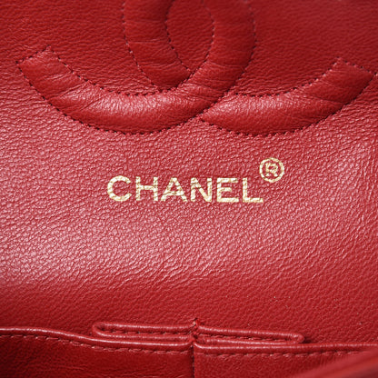 Chanel Lambskin Quilted Medium Double Flap Red 6 of 18