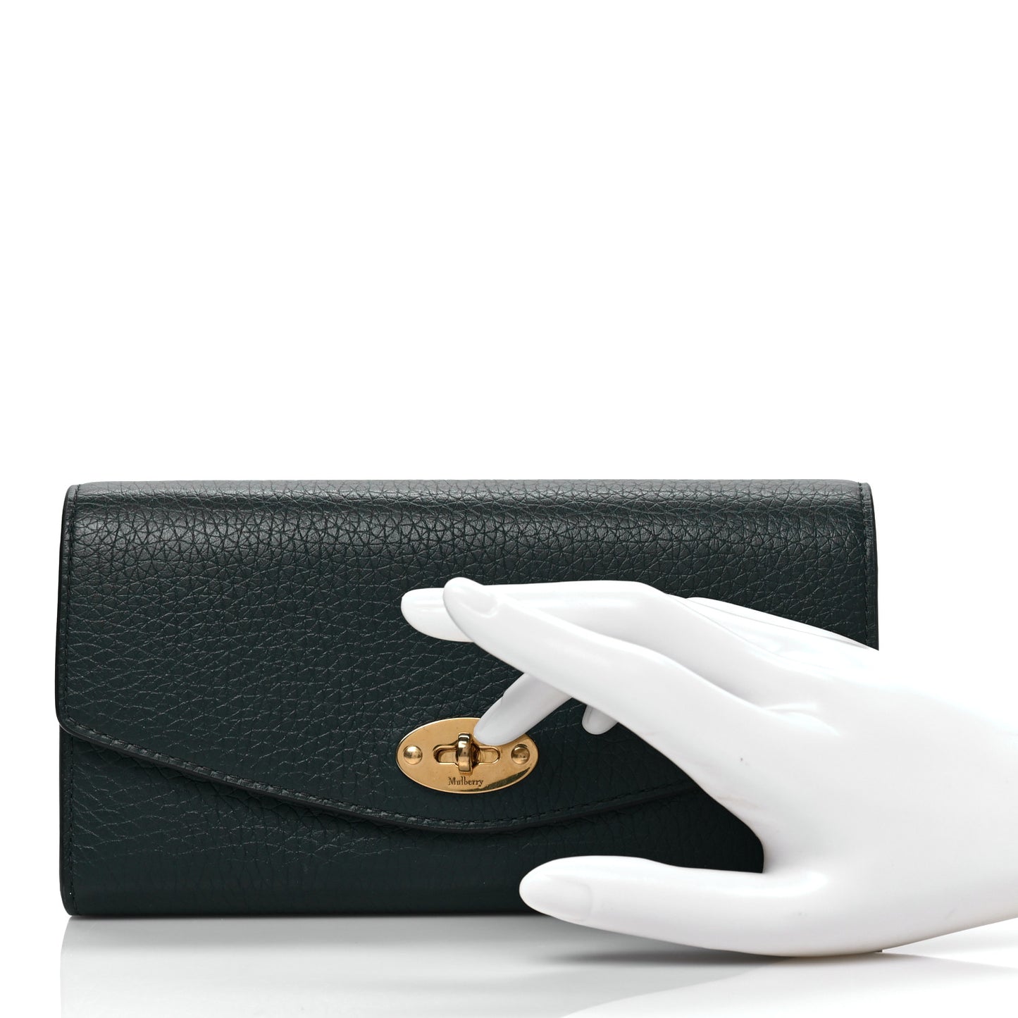 Heavy Grain Darley Wallet Mulberry Green