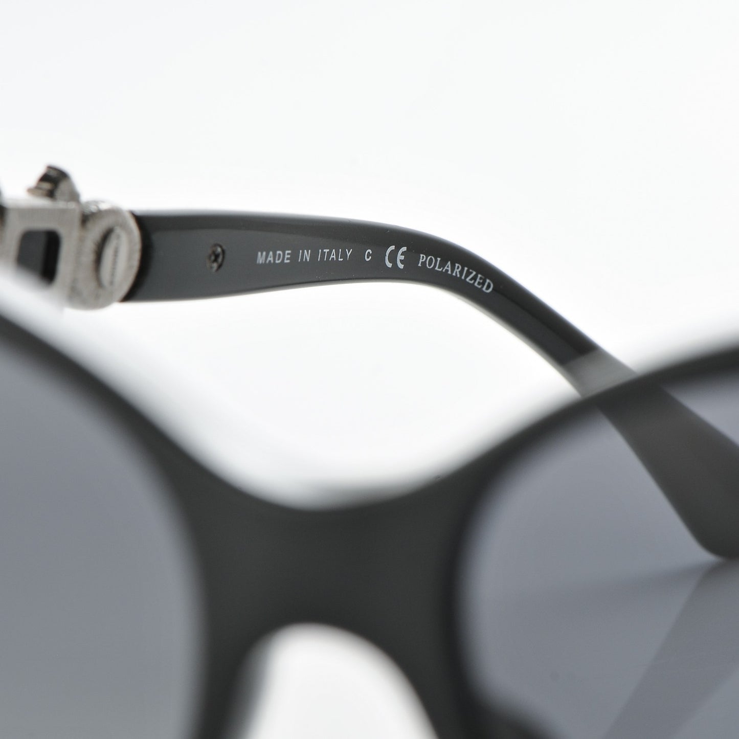 Crystal Pearl Cat Eye Sunglasses 5336-H-B Black