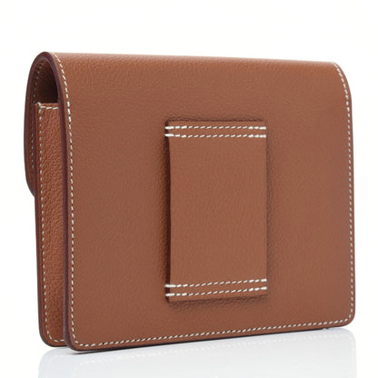 Hermes Evercolor Roulis Slim Wallet Gold 4 of 9