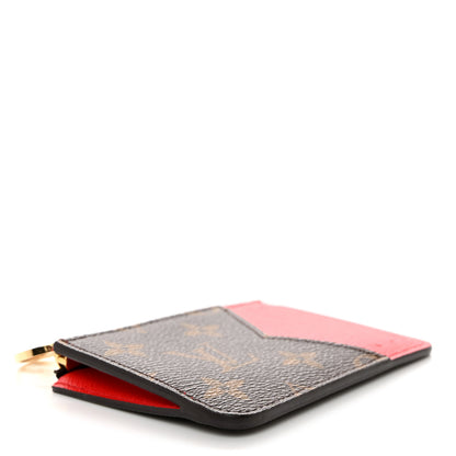Louis Vuitton Monogram Zipped Romy Card Holder Red 4 of 7