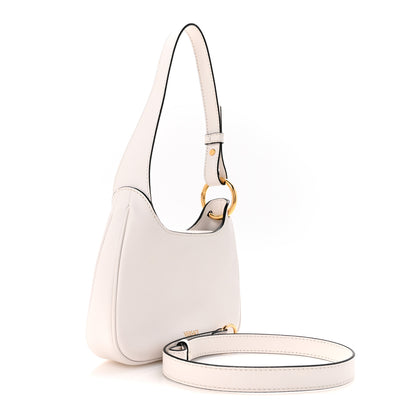 Versace Calfskin La Medusa Small Hobo Crossbody Optical White 3 of 9
