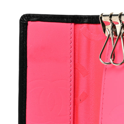 Chanel Calfskin Quilted Cambon 6 Key Holder Black 15 of 16