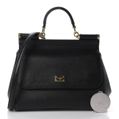 Dolce & Gabbana Dauphine Medium Miss Sicily Satchel Black 2 of 12