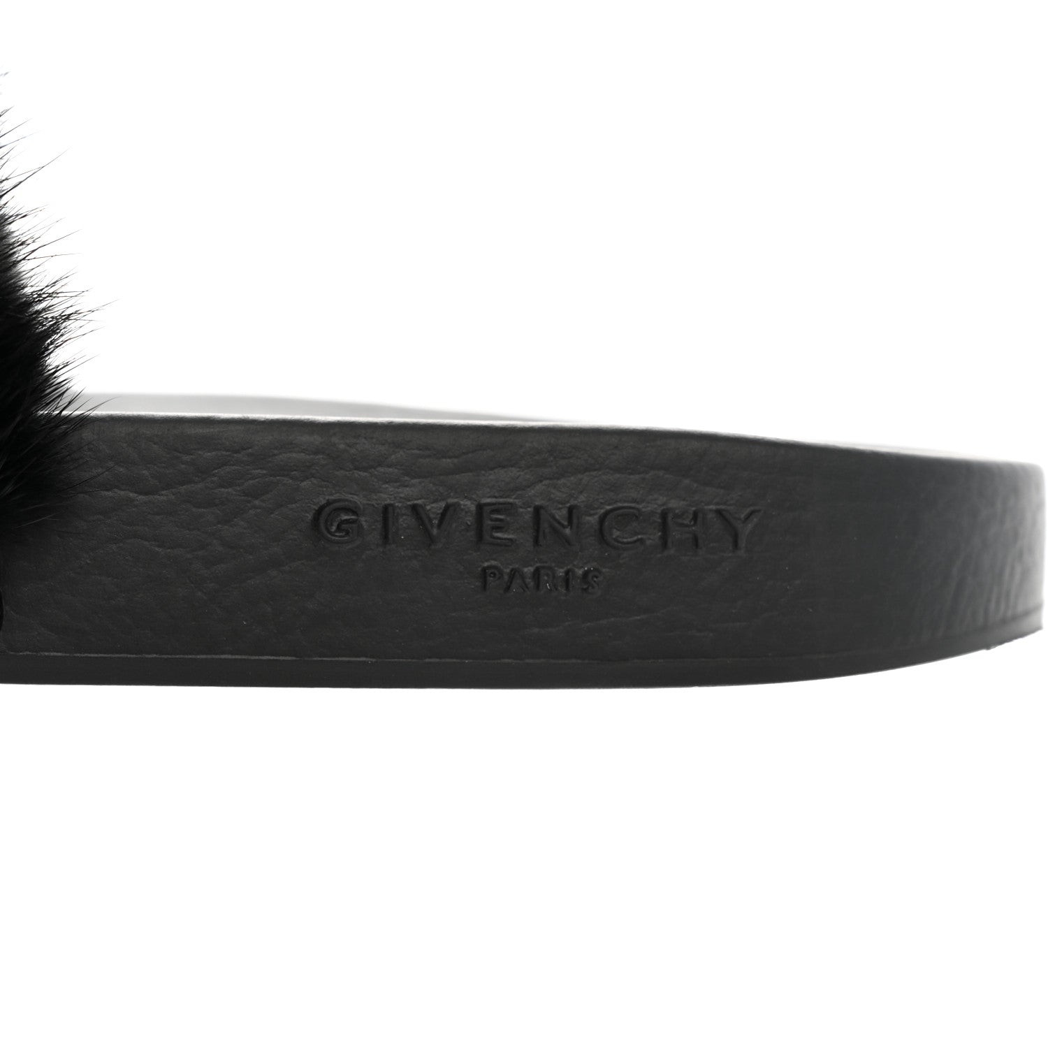 Givenchy Mink Rubber Slide Sandals 37 Black 10 of 10