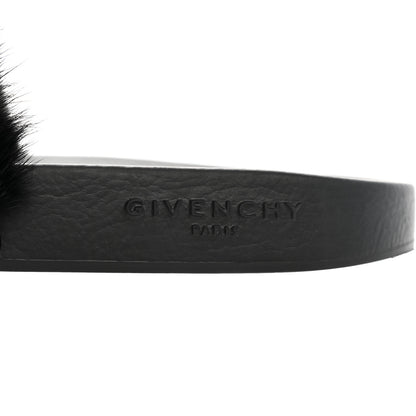Givenchy Mink Rubber Slide Sandals 37 Black 10 of 10