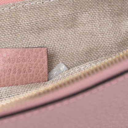 Gucci Calfskin Bamboo Clutch Pink 7 of 7