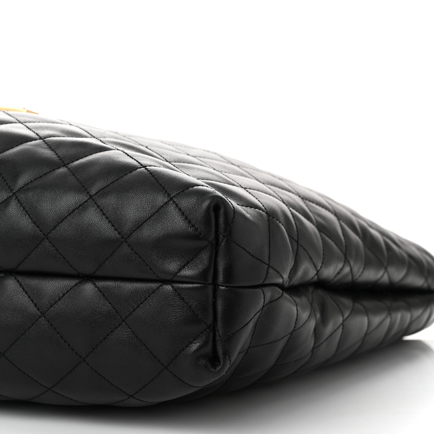 Saint Laurent Lambskin Quilted Maxi Icare Shopping Tote Black 11 of 11