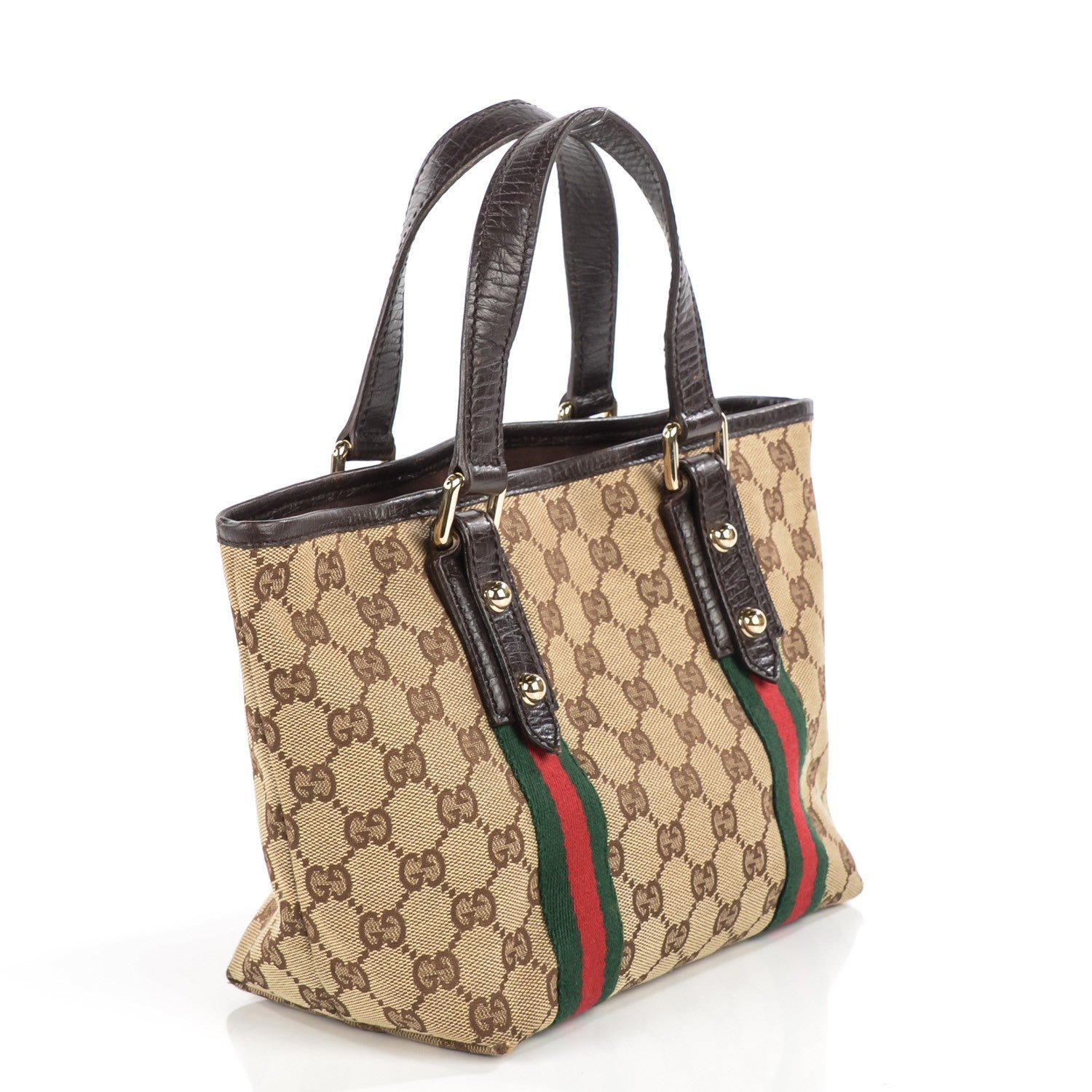 Gucci Monogram Small Jolicoeur Tote Brown 3 of 8