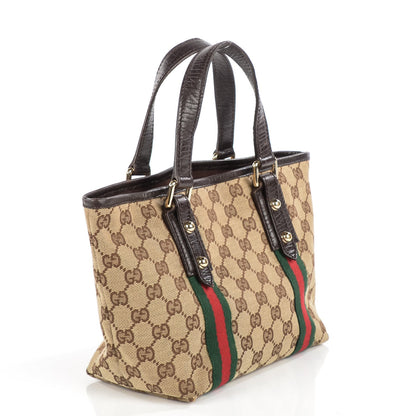 Gucci Monogram Small Jolicoeur Tote Brown 3 of 8