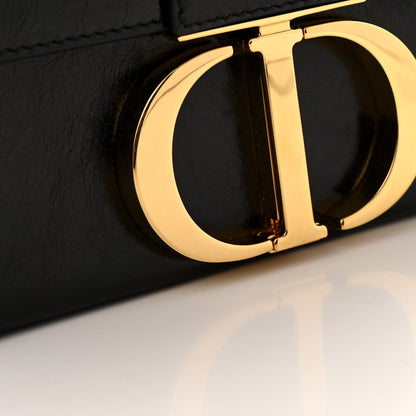 Christian Dior Crackled Lambskin 30 Montaigne Box Bag Black 11 of 14