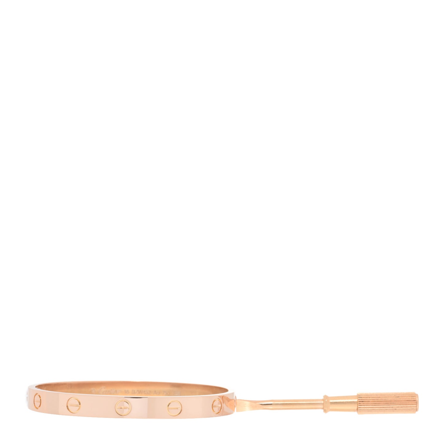 18K Pink Gold LOVE Bracelet 16
