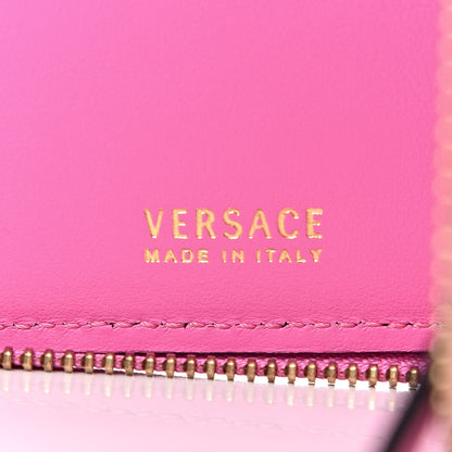 Versace Calfskin Voyage Barocco Print Zip Around Wallet Multicolor 6 of 7