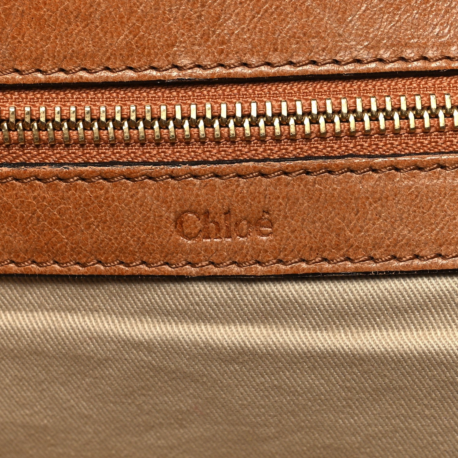 Chloe Lambskin Heloise Hobo Nutmeg 6 of 14