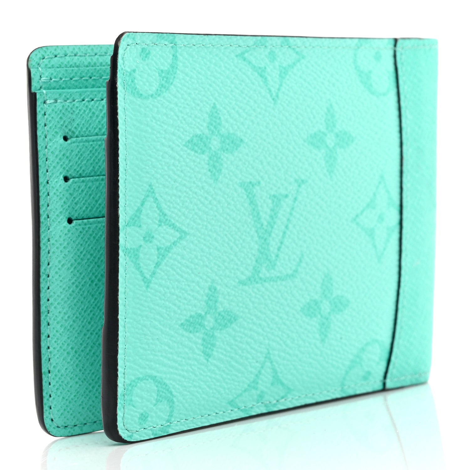 Louis Vuitton Taigarama Multiple Wallet Miami Green 3 of 7