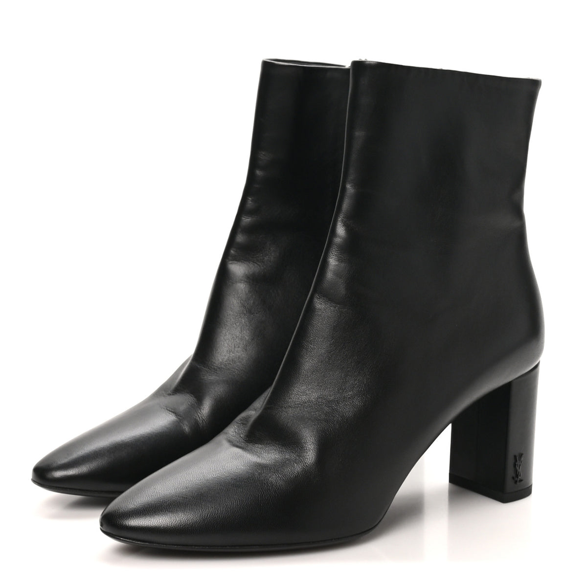 Nappa Vendome Loulou Ankle Zip Boot 39.5 Black