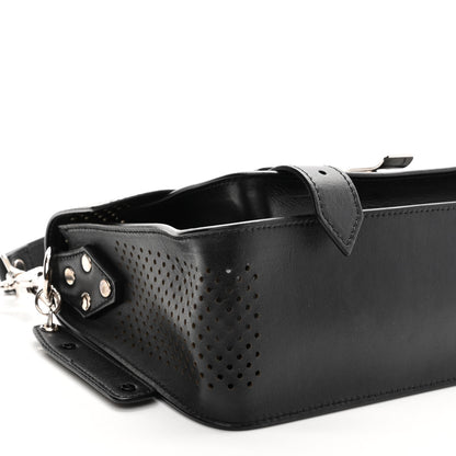 Proenza Schouler Lambskin Perforated Tiny PS1 Satchel Black 6 of 10