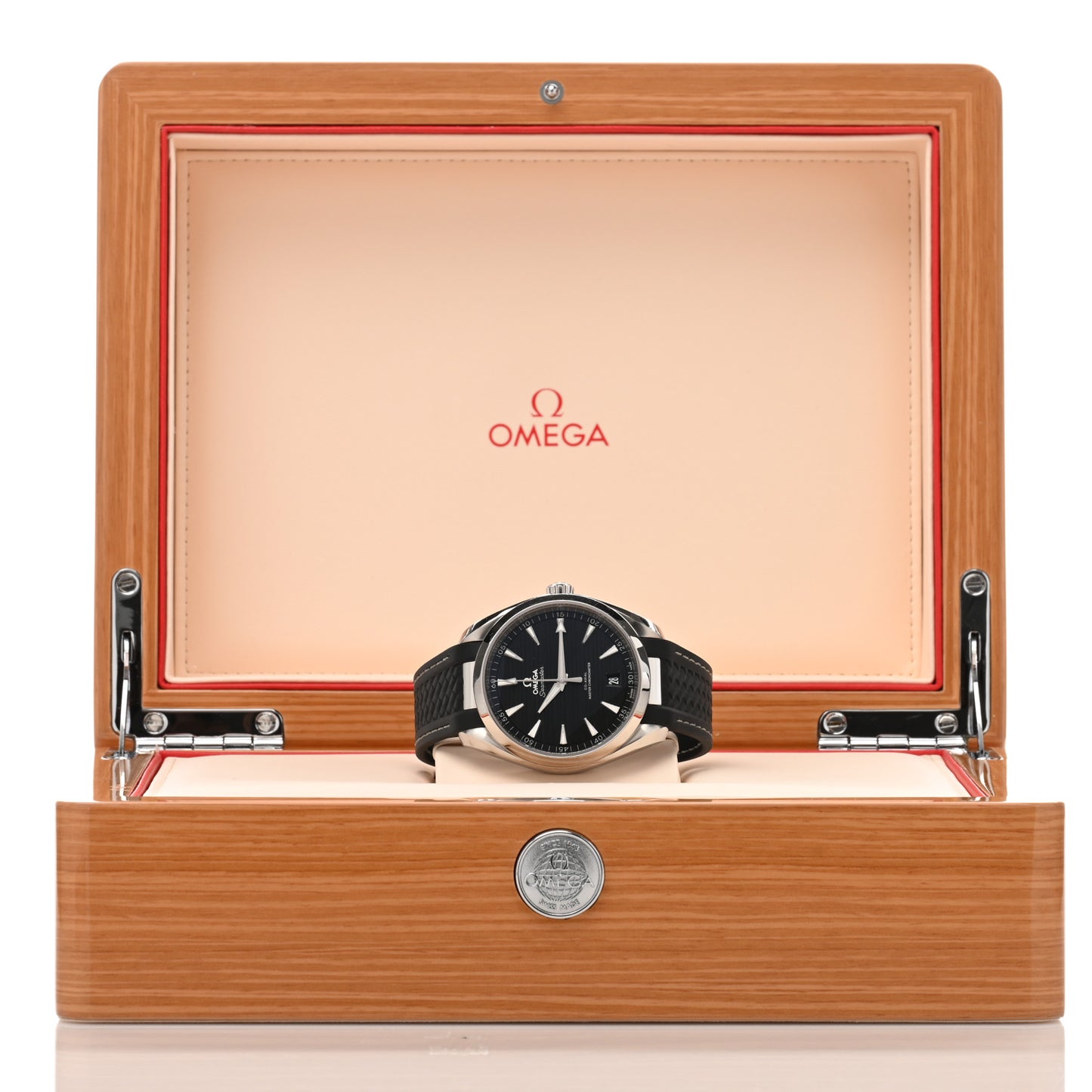 Stainless Steel Rubber 41mm Seamaster Aqua Terra 150M Co-Axial Automatic Watch Black 220.12.41.21.01.001