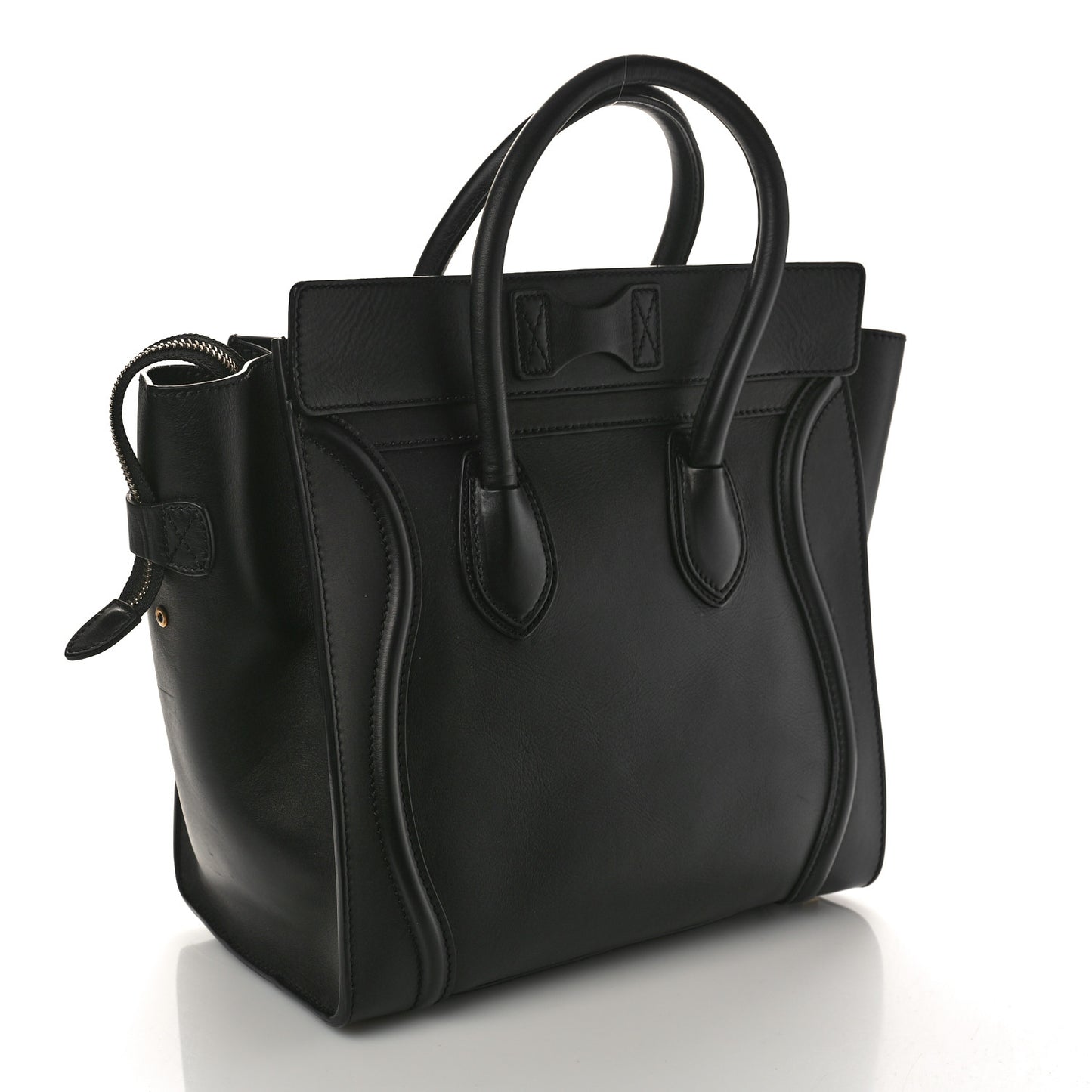Smooth Calfskin Mini Luggage Black