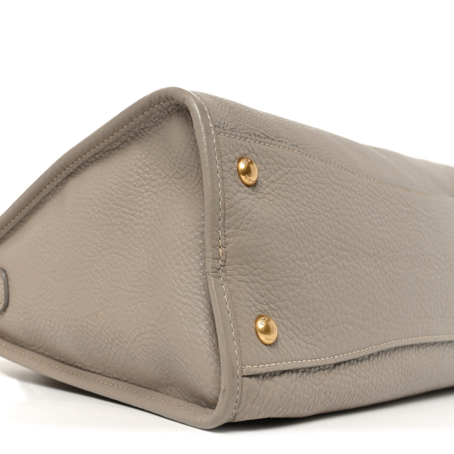 Prada Vitello Daino Shopping Satchel Pomice 8 of 9
