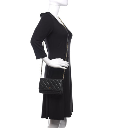 Chanel Caviar Quilted Wallet On Chain WOC Black 2 of 12