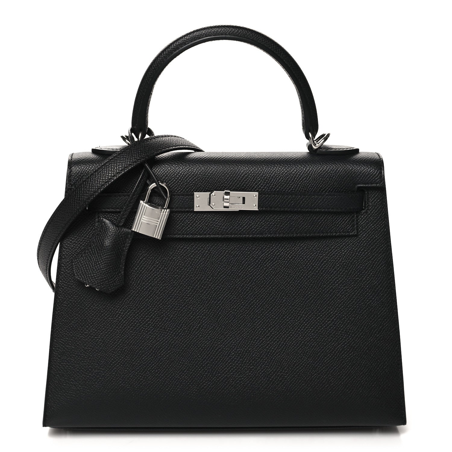 Hermes Epsom Kelly Sellier 25 Black 1 of 11